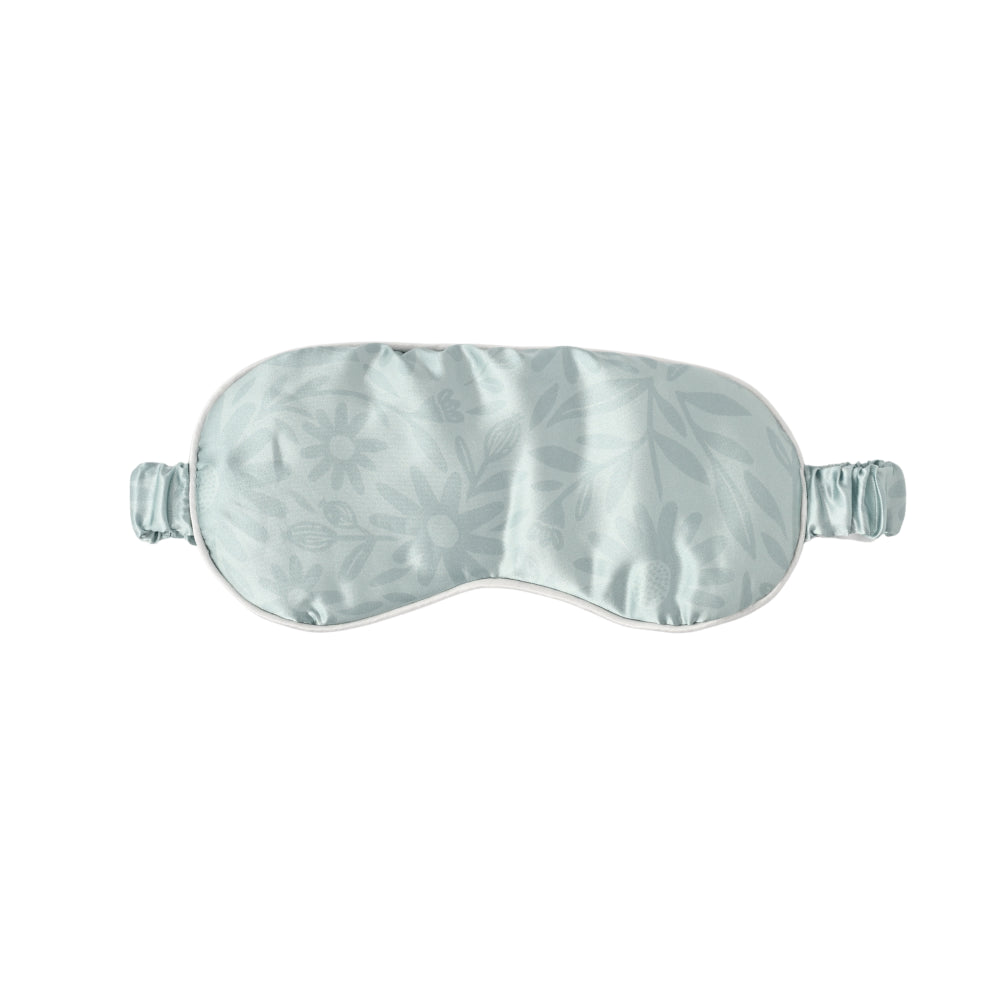 K&Co Satin Sleep Mask  - SAGE POSY